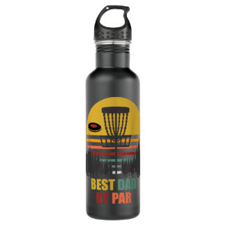 Botella De Agua Mejor Papá por el disco de golf Retro Frisbee