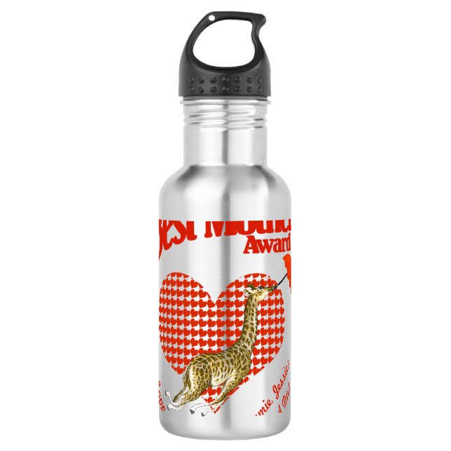 Botella De Agua Mejor Premio a la Madre Keepsake (Anverso)