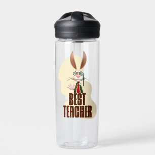 Botella De Agua Mejor Profesor Conejo de Humor de Aula