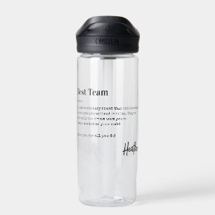 Botella De Agua Mejor regalo de agradecimiento al equipo para empl