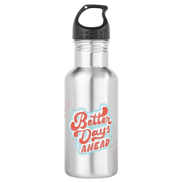 Botella De Agua Mejores Días (Anverso)