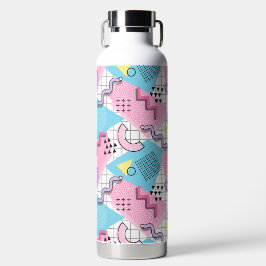 Botella De Agua Memphis Active Pink Light Blue de 80