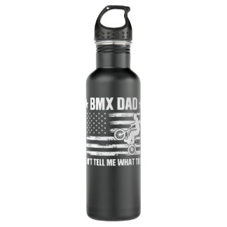 Botella De Agua Mens BMX dad don't tell me what to do BMX Bike Pre