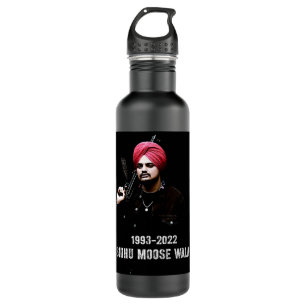 Botella De Agua Mens Funny Indian Sidhu Five Moose Man Wala Actor