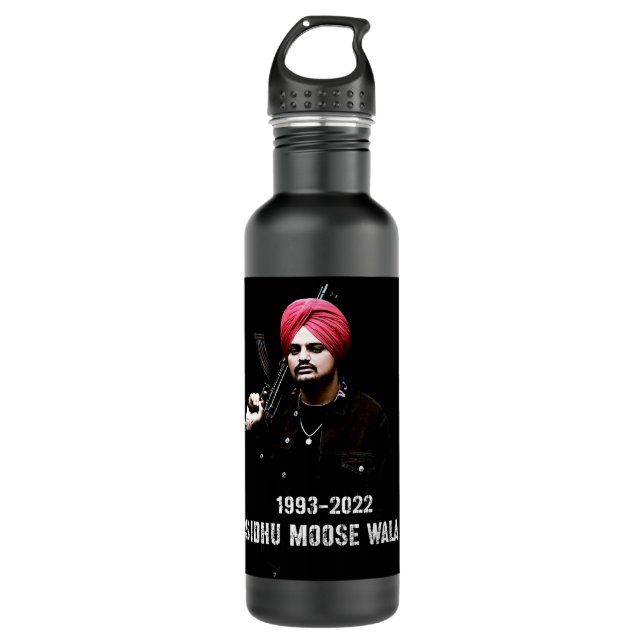 Botella De Agua Mens Funny Indian Sidhu Five Moose Man Wala Actor  (Anverso)