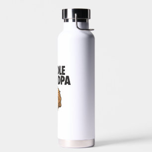 Botella De Agua Mens Goldendoodle Abuelo Doodle Papa Cute Goldend