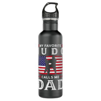 Botella De Agua Mens Judo artes marciales judoka combatiente DAD v