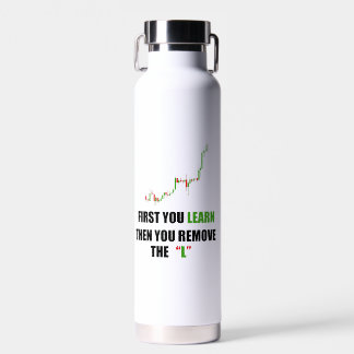 Botella De Agua Mentalidad de Forex Trader