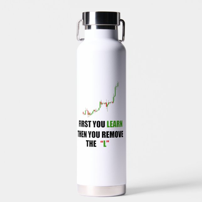 Botella De Agua Mentalidad de Forex Trader (Delantero)