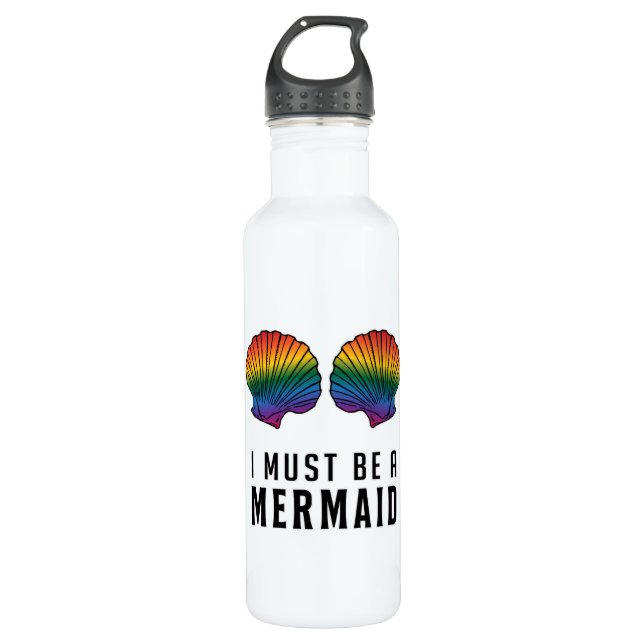 Botella De Agua Mermaid Beach Carnaval de Bikini Bra Shell BH Rega (Anverso)