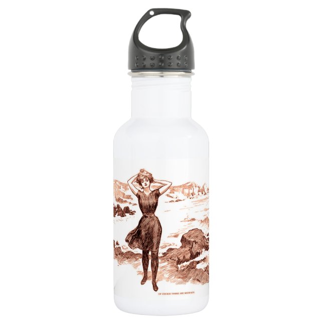 Botella De Agua Mermaid Beach Gibson Chica Vieja (Anverso)