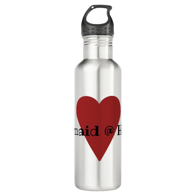 Botella de agua "Mermaid @ Heart" (Anverso)