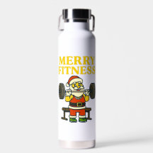 Botella de agua Merry Fitness Santa Gym