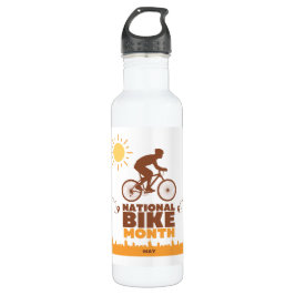 Botella De Agua Mes nacional de la bicicleta