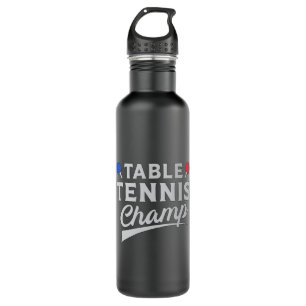Botella De Agua Mesa de tenis Ping Pong Player Paddle Gracioso reg