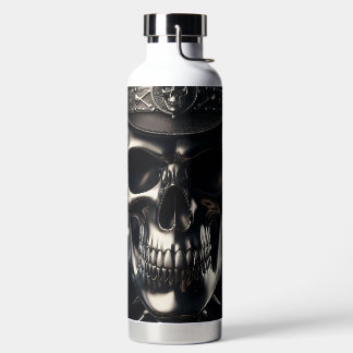 Botella de agua Metallal Skull Cowboy