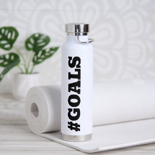 BOTELLA DE AGUA #METAS