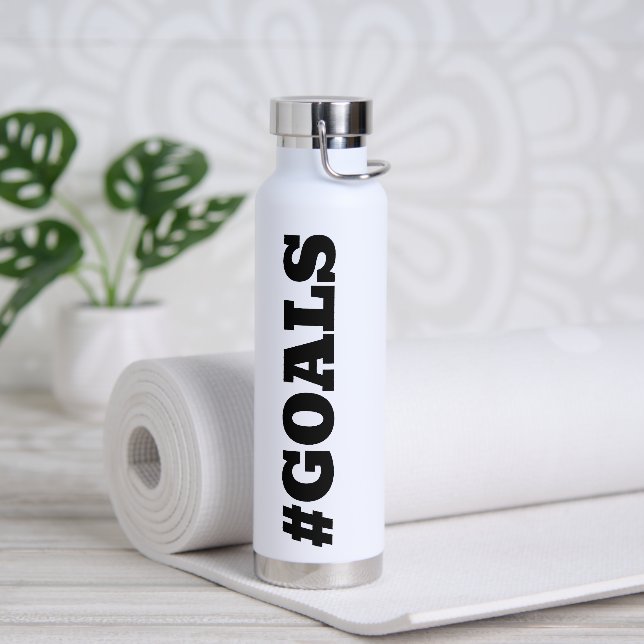 BOTELLA DE AGUA #METAS (Yoga)