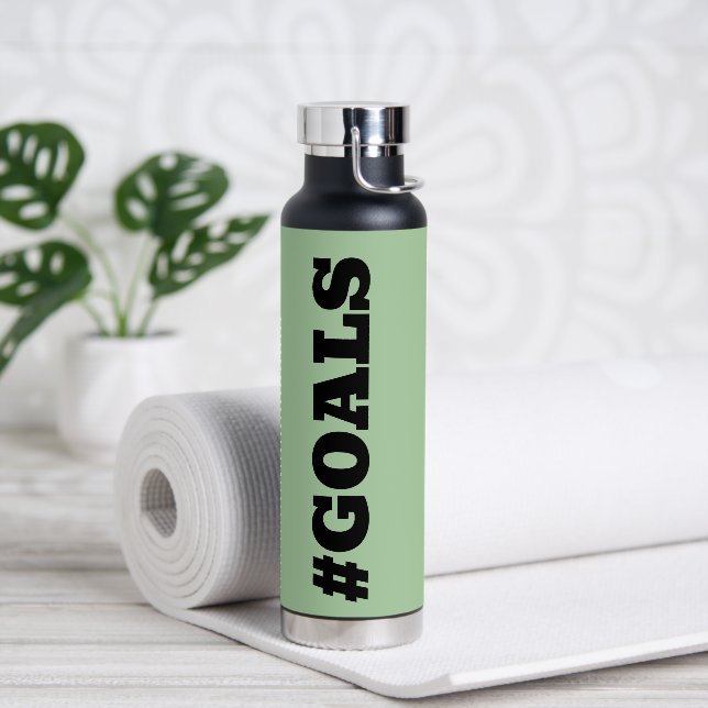BOTELLA DE AGUA #METAS (Yoga)
