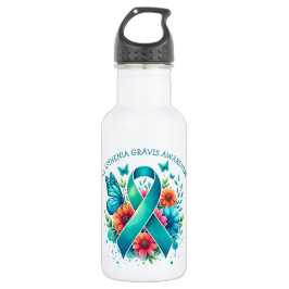 Botella De Agua MG Conciencia | Miastenia Gravis Ribbon