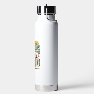 Botella De Agua Mi arquero favorito me llama papá diseño vintage_1
