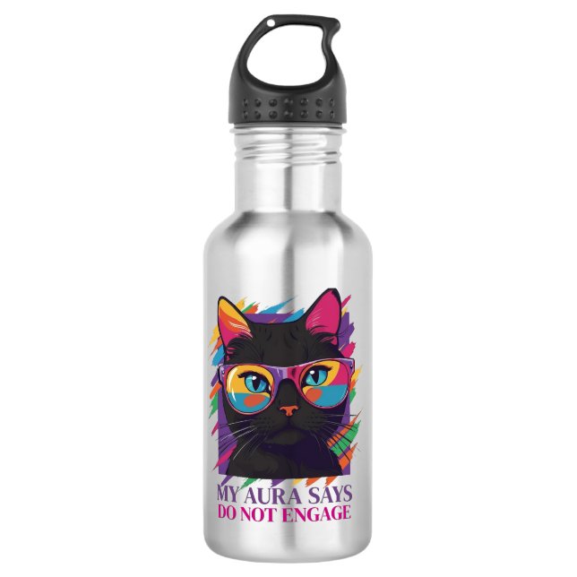 BOTELLA DE AGUA MI AURA DICE (Anverso)