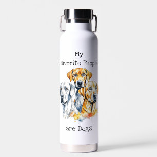 Botella De Agua Mi gente favorita son los perros