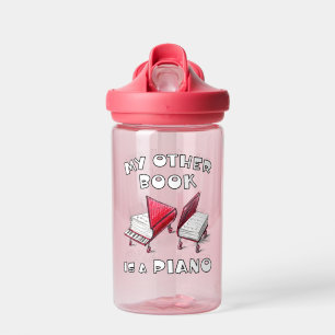 Botella De Agua Mi Otro Libro Es Un Piano, Para Músico De Teclado