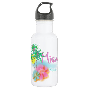 Botella De Agua Miami hermosa la Florida