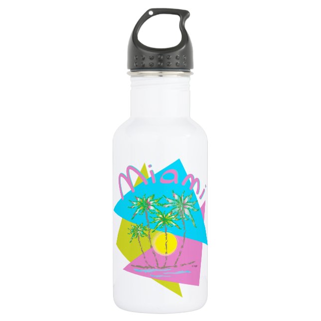 Botella De Agua Miami Palms Sun (Anverso)
