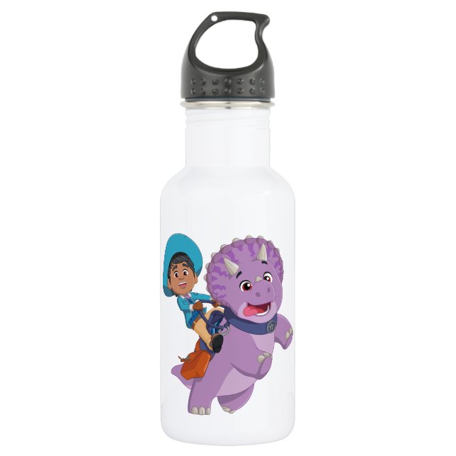 Botella De Agua Miguel y Tango | Dino Ranch (Anverso)