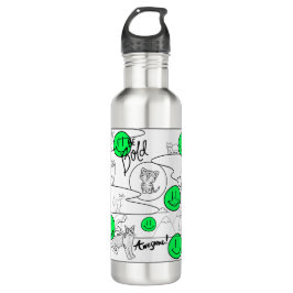 Botella De Agua Mikitiez meow fiesta de verano