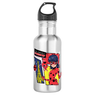 Botella De Agua Milagroso Comic Ladybug Parisian Way
