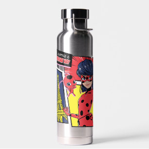 Botella De Agua Milagroso Comic Ladybug Parisian Way