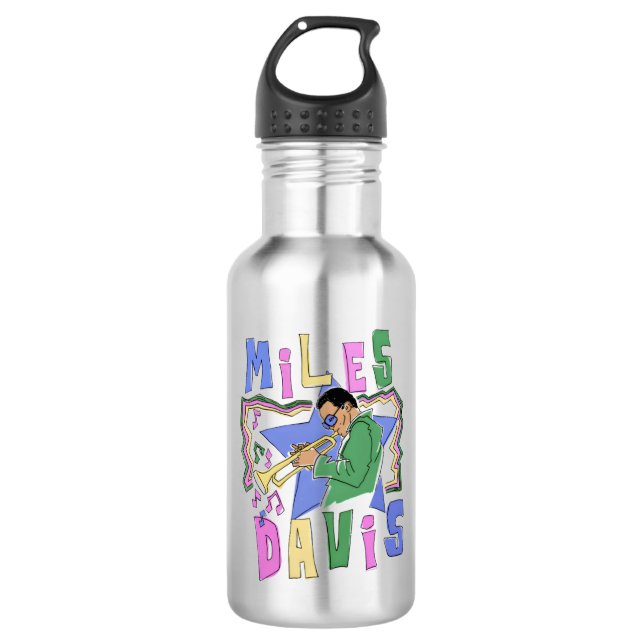 Botella De Agua Miles Davis (Anverso)