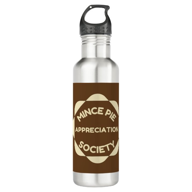 Botella De Agua Mince Pie Apreciation Society (Anverso)