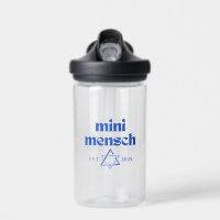 "Mini Mensch" Cute Funny Niño Judío Moderno Elegan