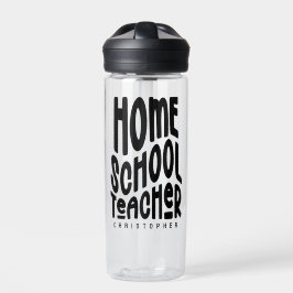 Botella De Agua Minimalist Homeschool Teacher