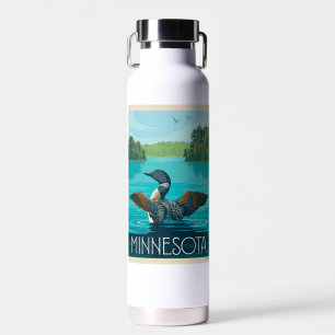 Botella De Agua Minnesota   Loon