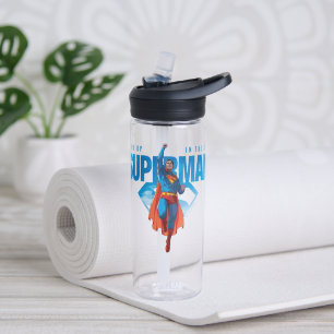 Botella De Agua Mira, es Superman