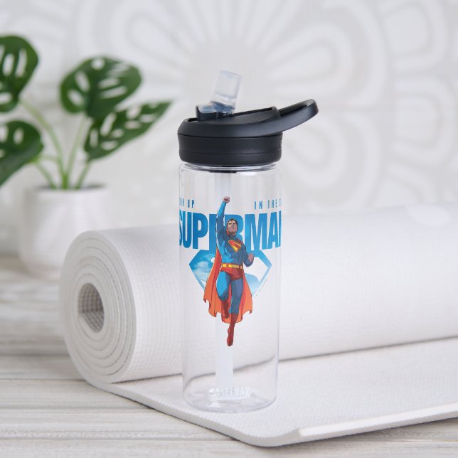 Botella De Agua Mira, es Superman (Yoga)