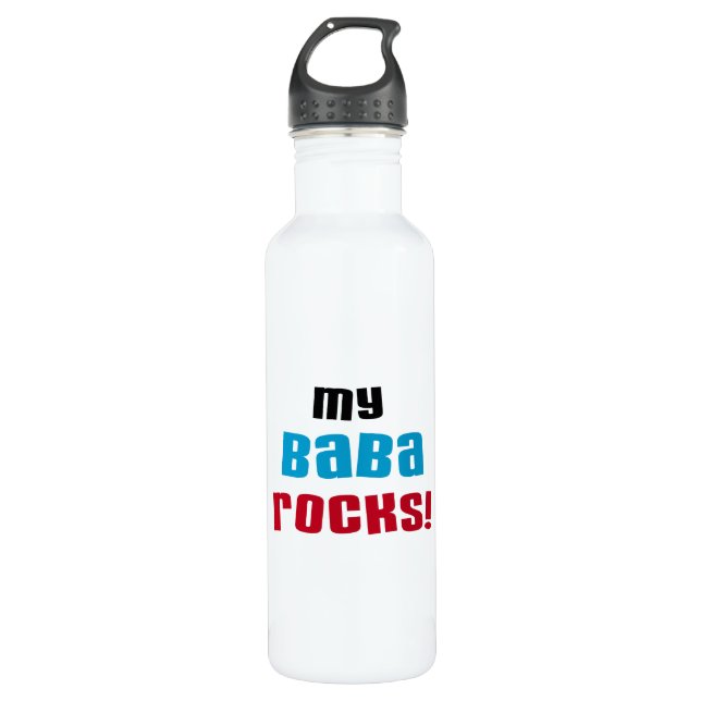 Botella De Agua Mis rocas de beba (Anverso)