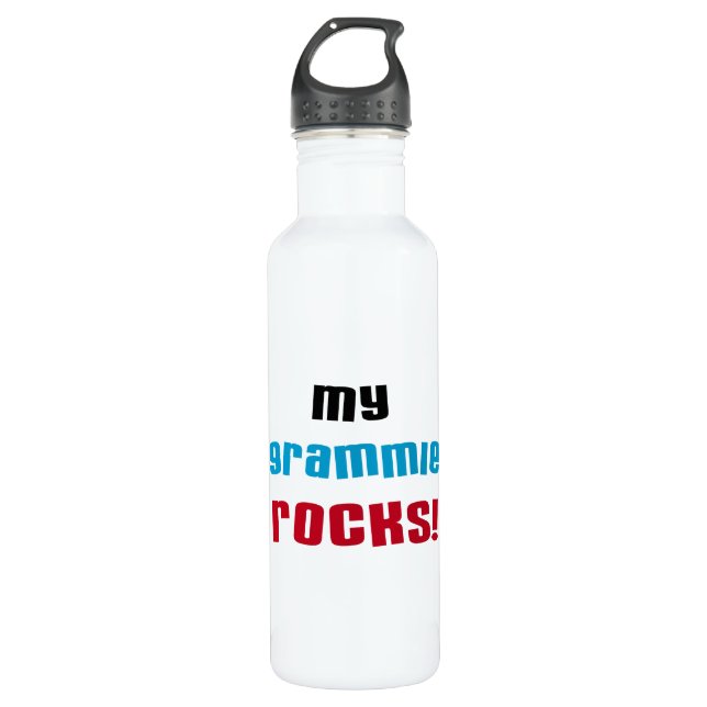 Botella De Agua Mis rocas de Grammie (Anverso)