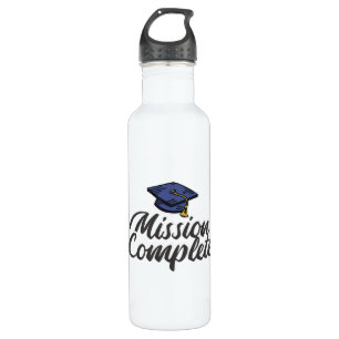 Botella De Agua Misión de graduación completada