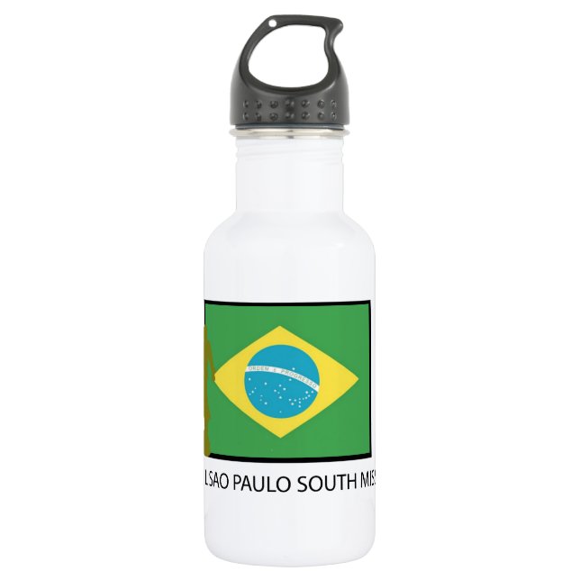 BOTELLA DE AGUA MISIÓN DEL SUR LDS DEL BRASIL SAO PAULO (Anverso)
