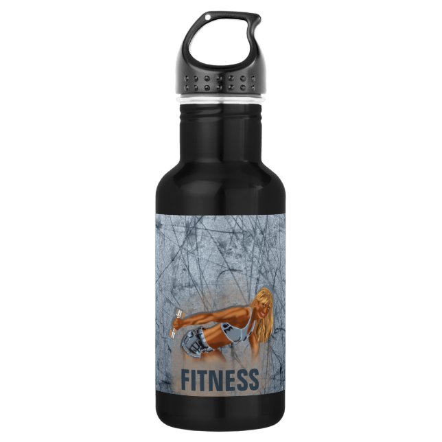Botella De Agua Miss Fitness II (Anverso)