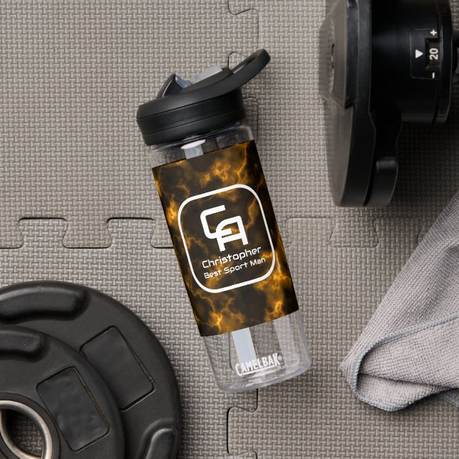 Botella De Agua Misty Smoke Monogram Gold (Gimnasio)