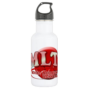 BOTELLA DE AGUA MLT RBC MÉDICO LABORATORIO TECNOLOGÍA SANGRE LOGOT