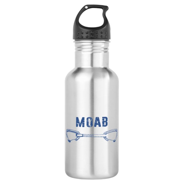 Botella De Agua Moab Utah Climbing Quickdraw (Anverso)