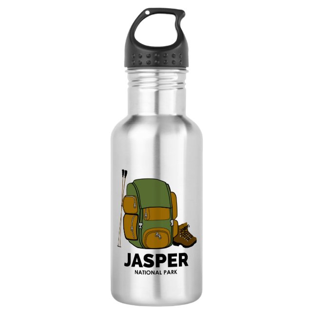 Botella De Agua Mochila del Parque Nacional Jasper (Anverso)